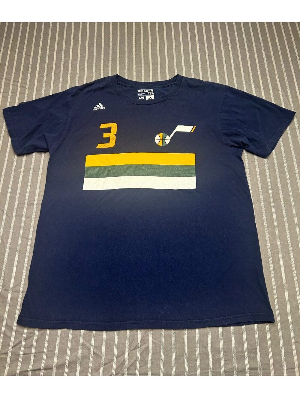 Adidas George Hill #3 Utah Jazz shirt-jersey Large
